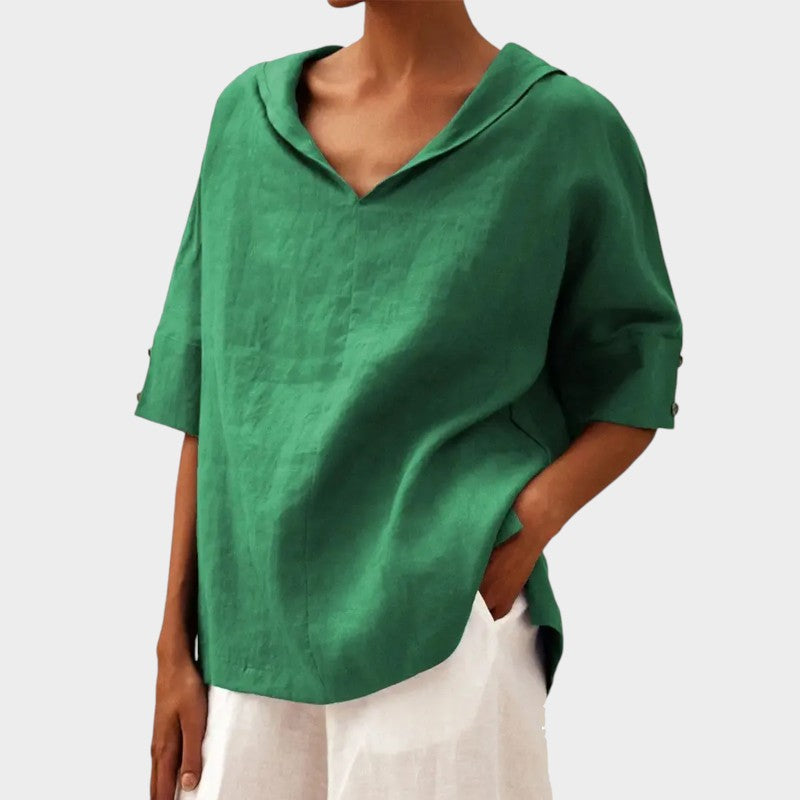 Inga | Premium Bluse mit Spitze