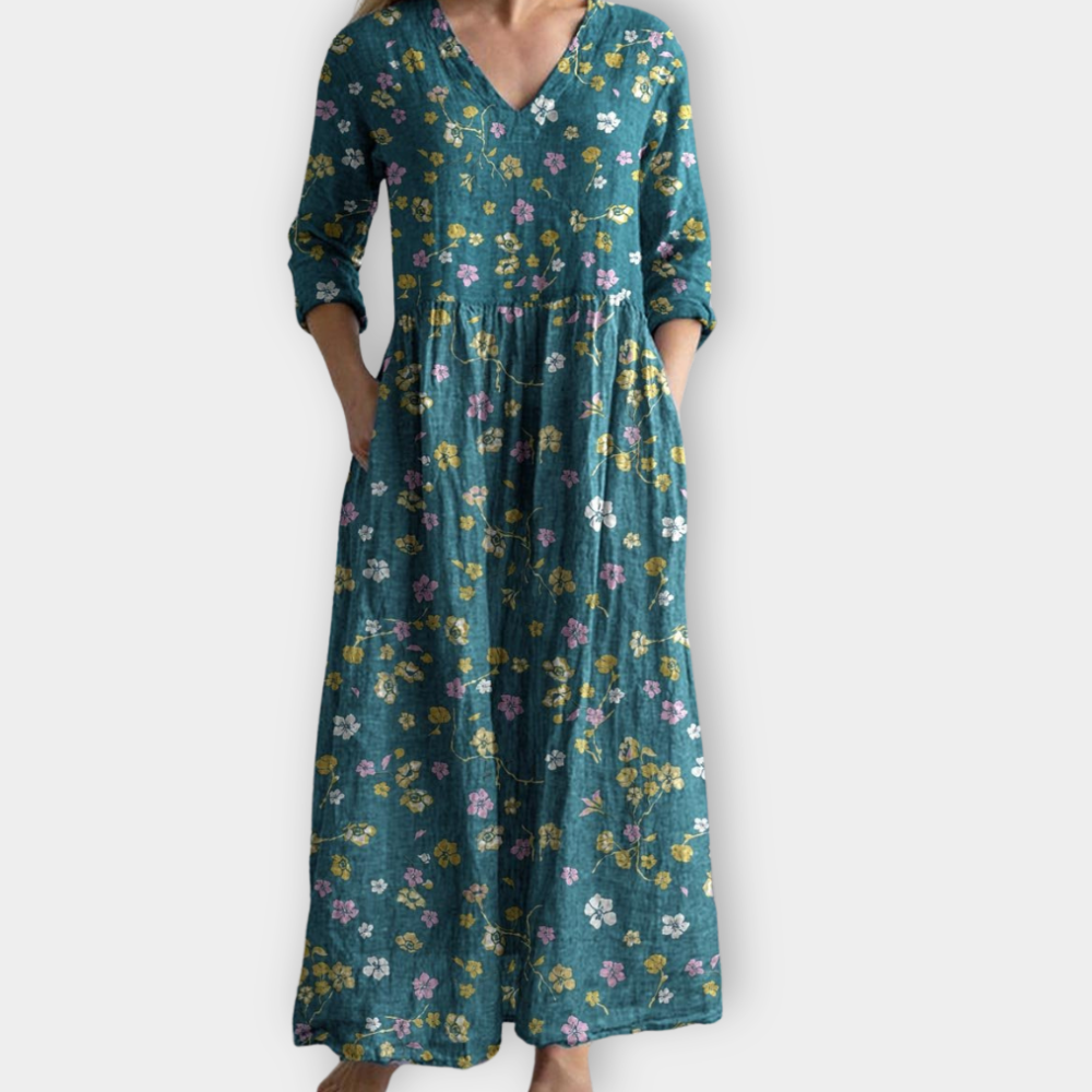 Zinnia | Boho Maxikleid aus weichem Premiumstoff