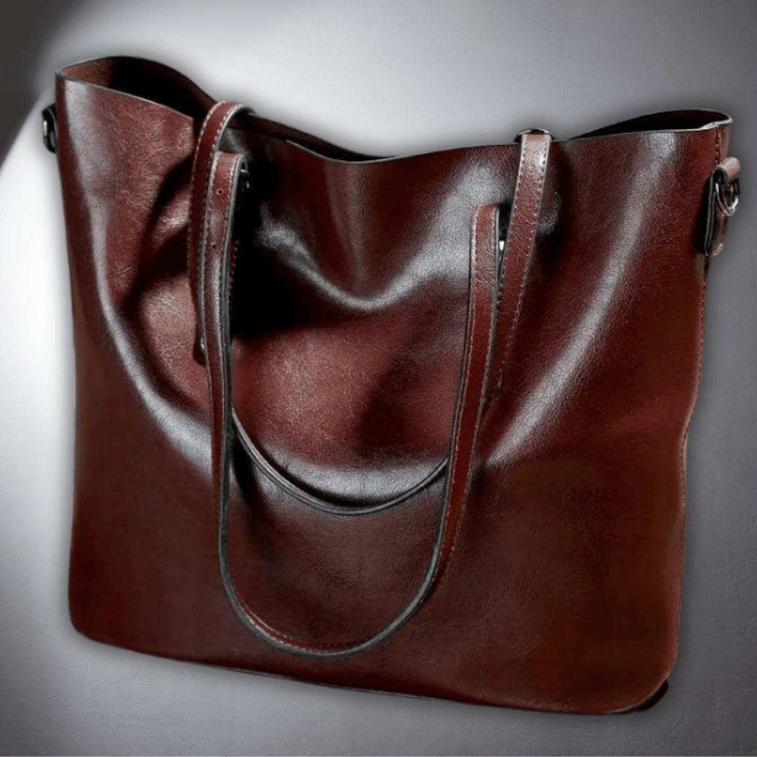 Uta | Vintage Schultertasche aus hochwertigem Kunstleder