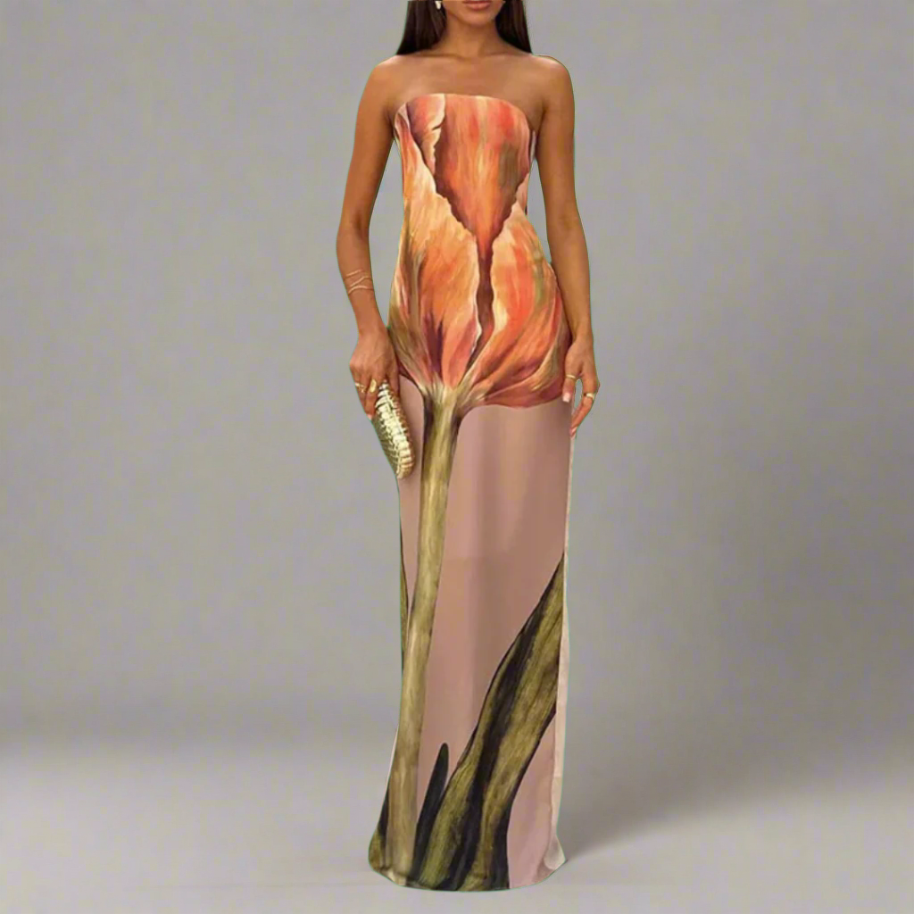 Judith | Glänzendes Kleid aus Premiumstoff
