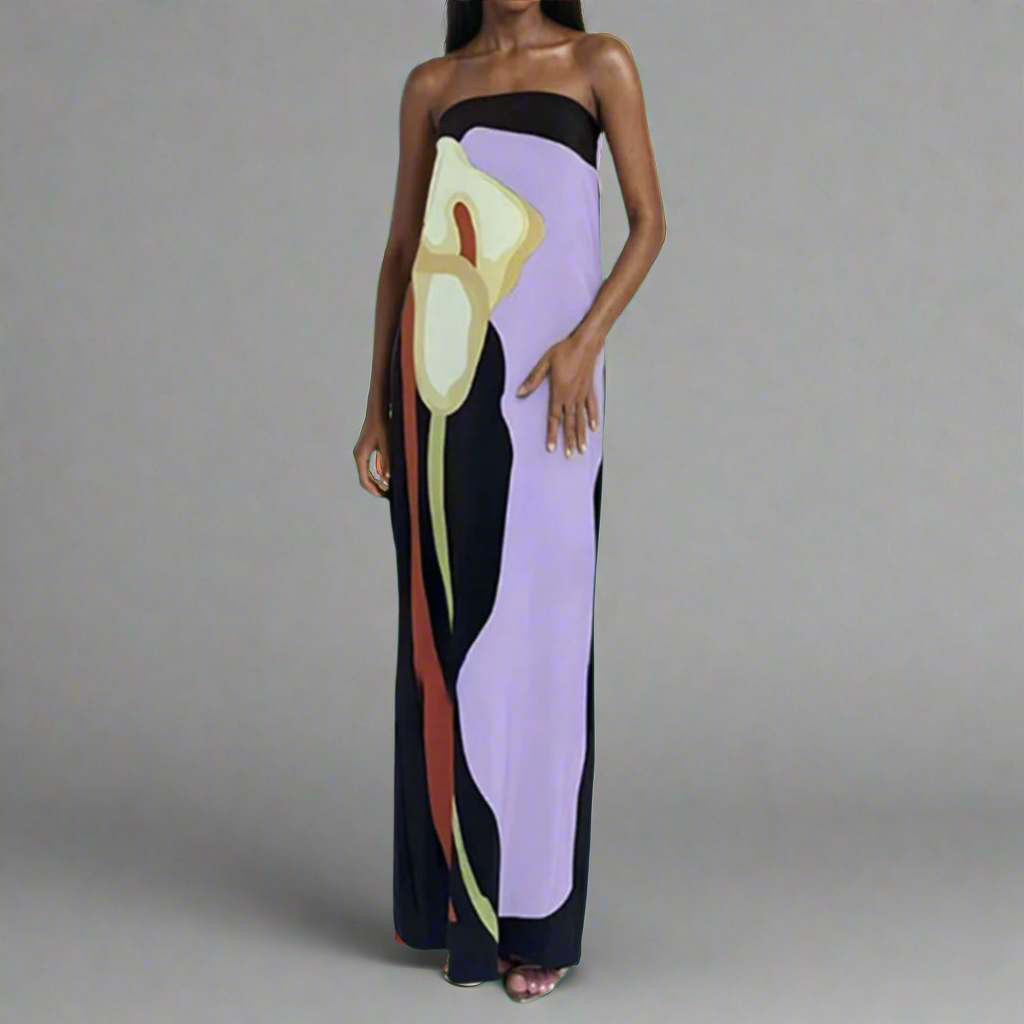 Judith | Glänzendes Kleid aus Premiumstoff
