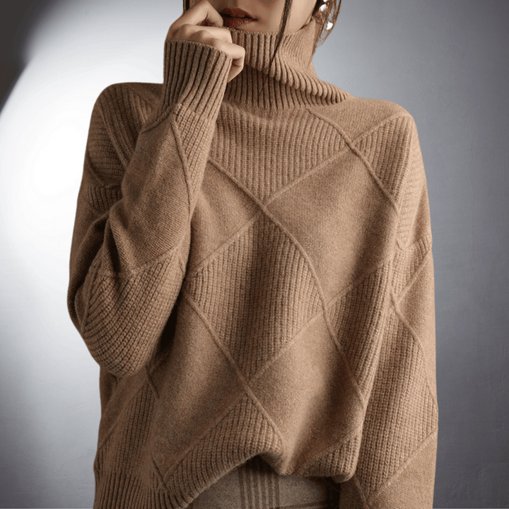 Sigrun | Handgefertigter, eleganter Kaschmirpullover