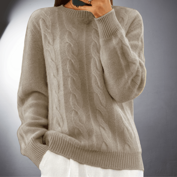 Berit | Handgemachter warmer Pullover