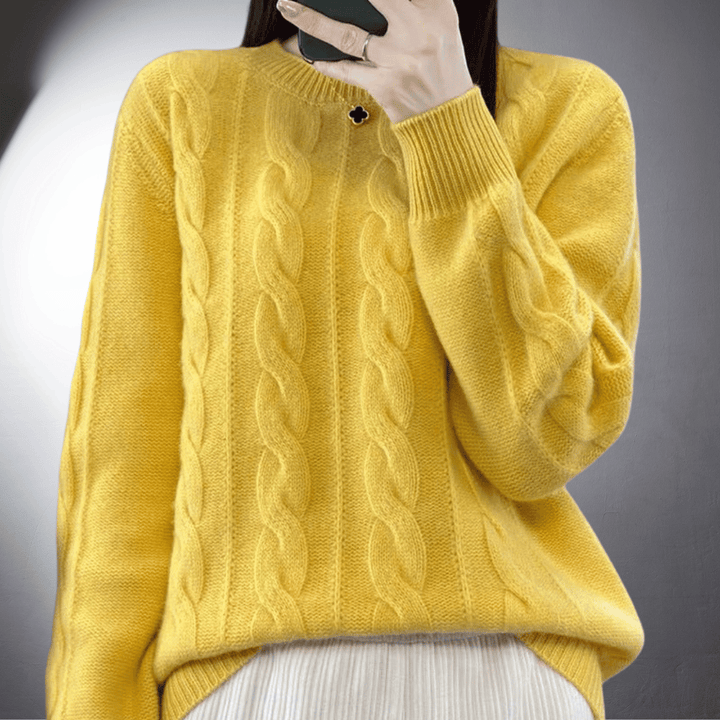 Berit | Handgemachter warmer Pullover