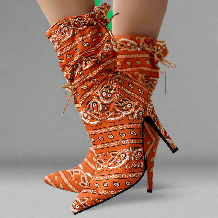 Sigharda | Glitzernde Kristall-Sandalen mit bequemer quadratischer Ferse aus Premiummaterial