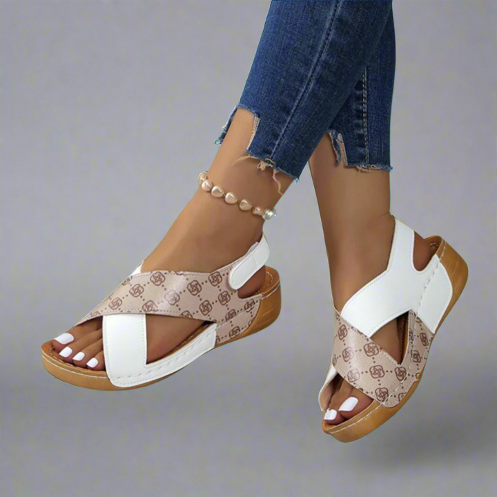 Sonnhild | Handgefertigte Premium-Sandalen in Marineblau