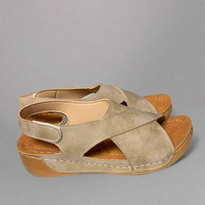 Sonnhild | Handgefertigte Premium-Sandalen in Marineblau