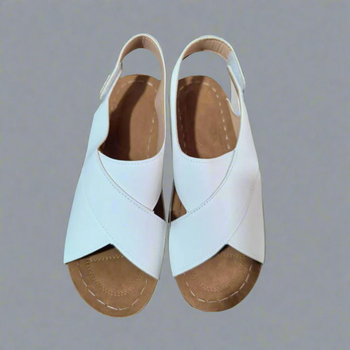 Sonnhild | Handgefertigte Premium-Sandalen in Marineblau