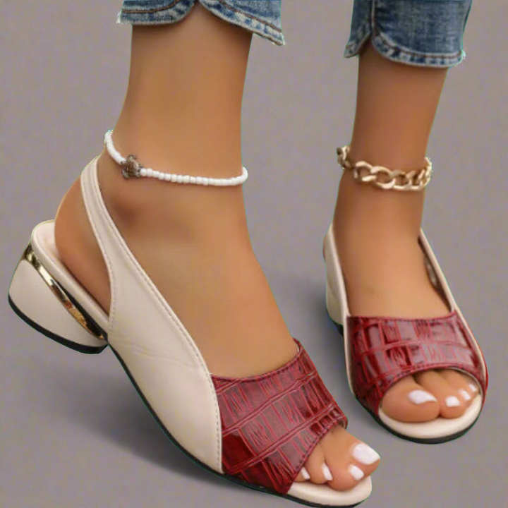 Verena | Handgefertigte farbige Sandalen aus Premium-Material