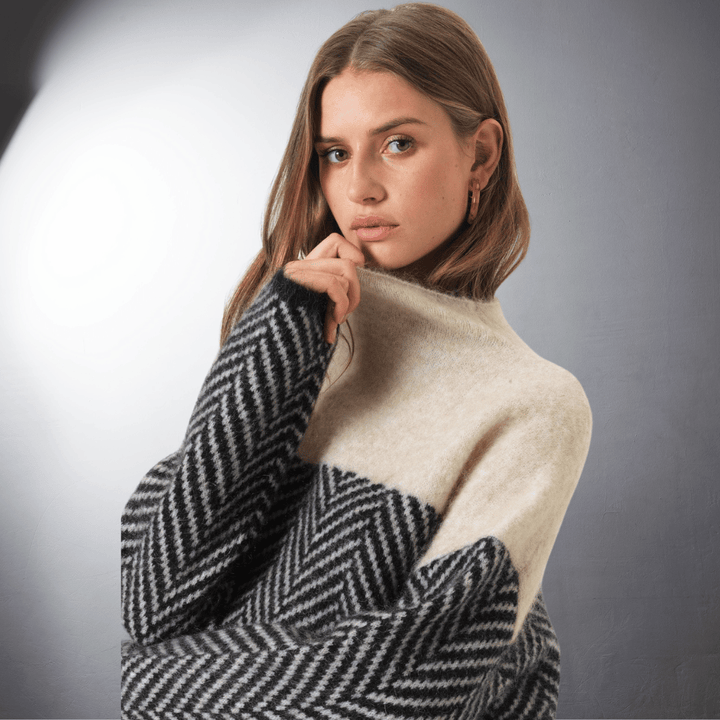 Ebba | Nachhaltiger Rollkragenpullover aus Baumwolle