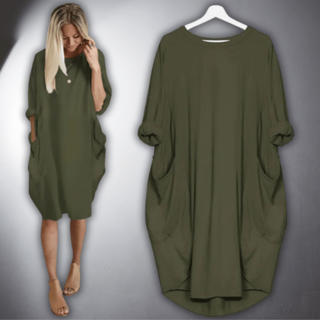 Deli | Veganes Kleid mit Bauchkontrolle