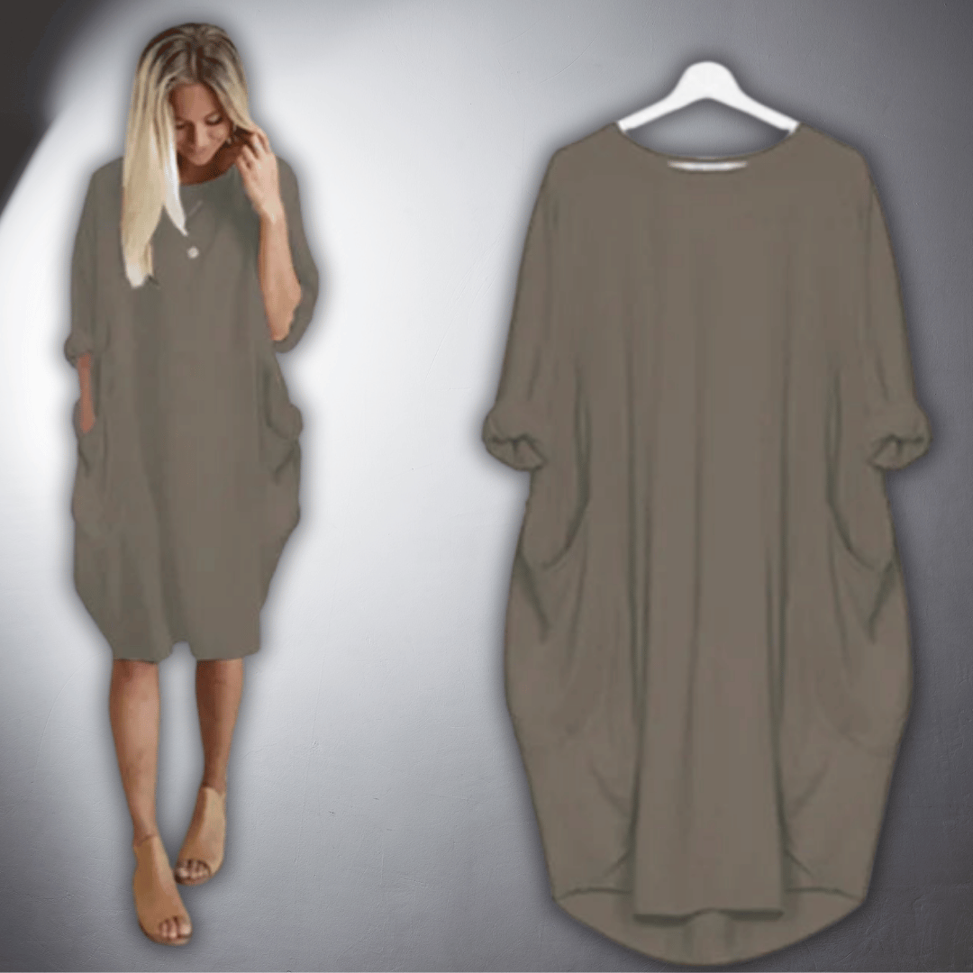 Deli | Veganes Kleid mit Bauchkontrolle