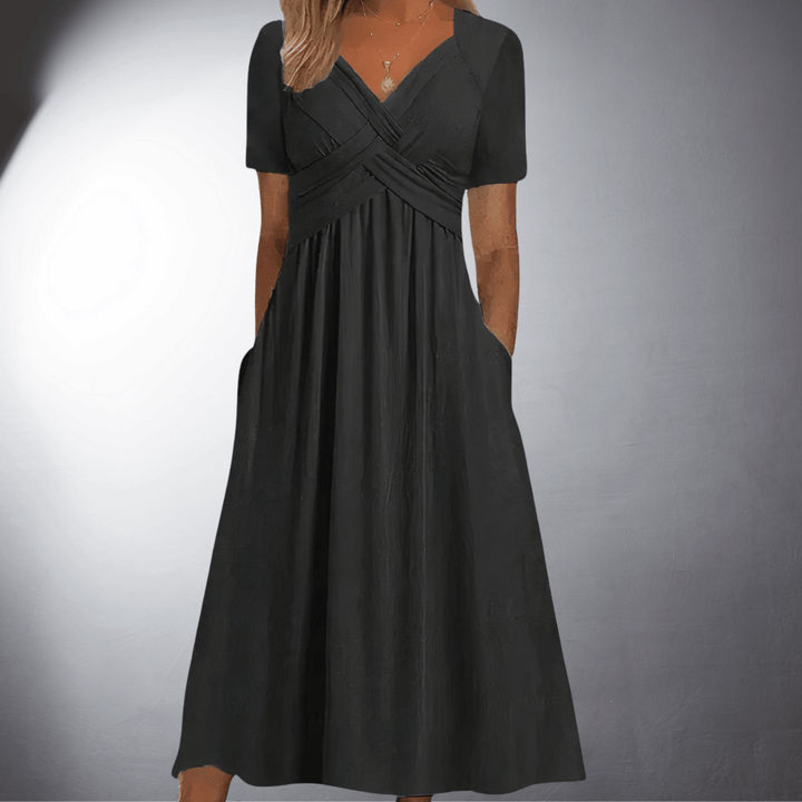 Mila | Midi-Kleid aus hochwertigem Material