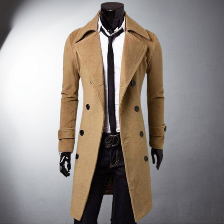 Archer | Handgefertigter Doppelreihiger Trenchcoat