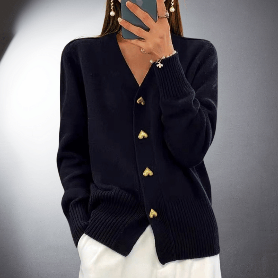 Blandina | Handgefertigte elegante Strickjacke