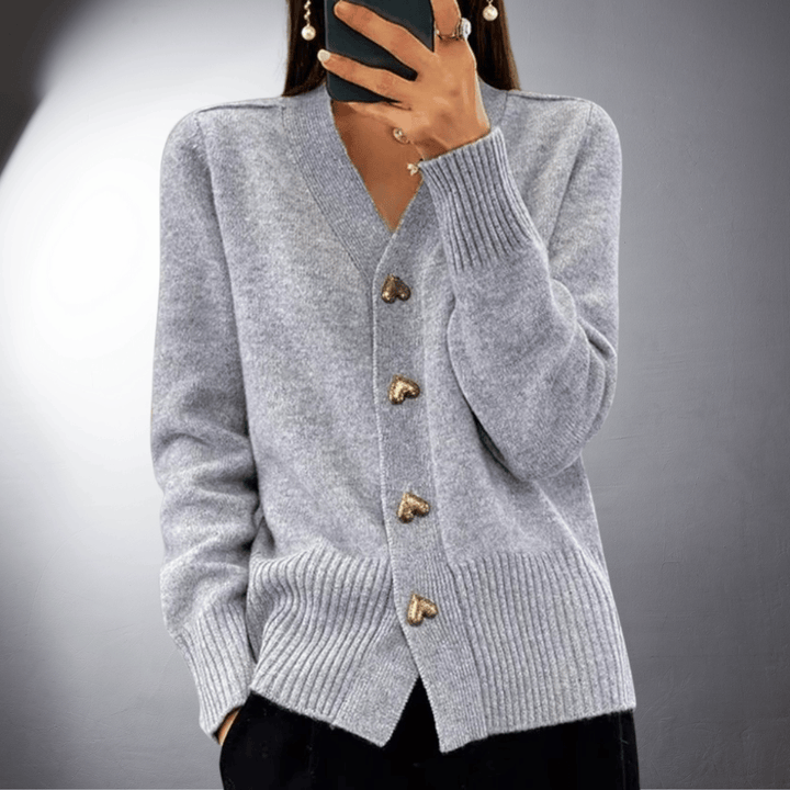 Blandina | Handgefertigte elegante Strickjacke