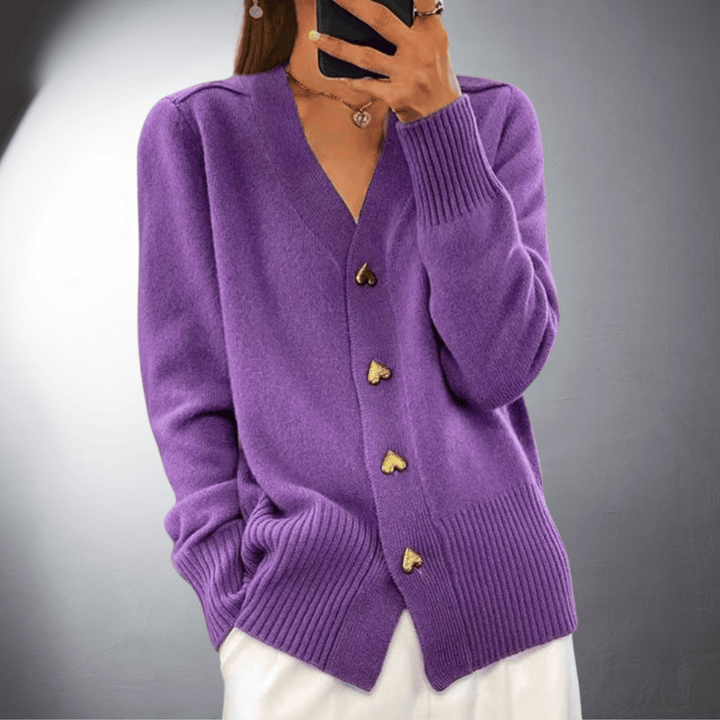 Blandina | Handgefertigte elegante Strickjacke