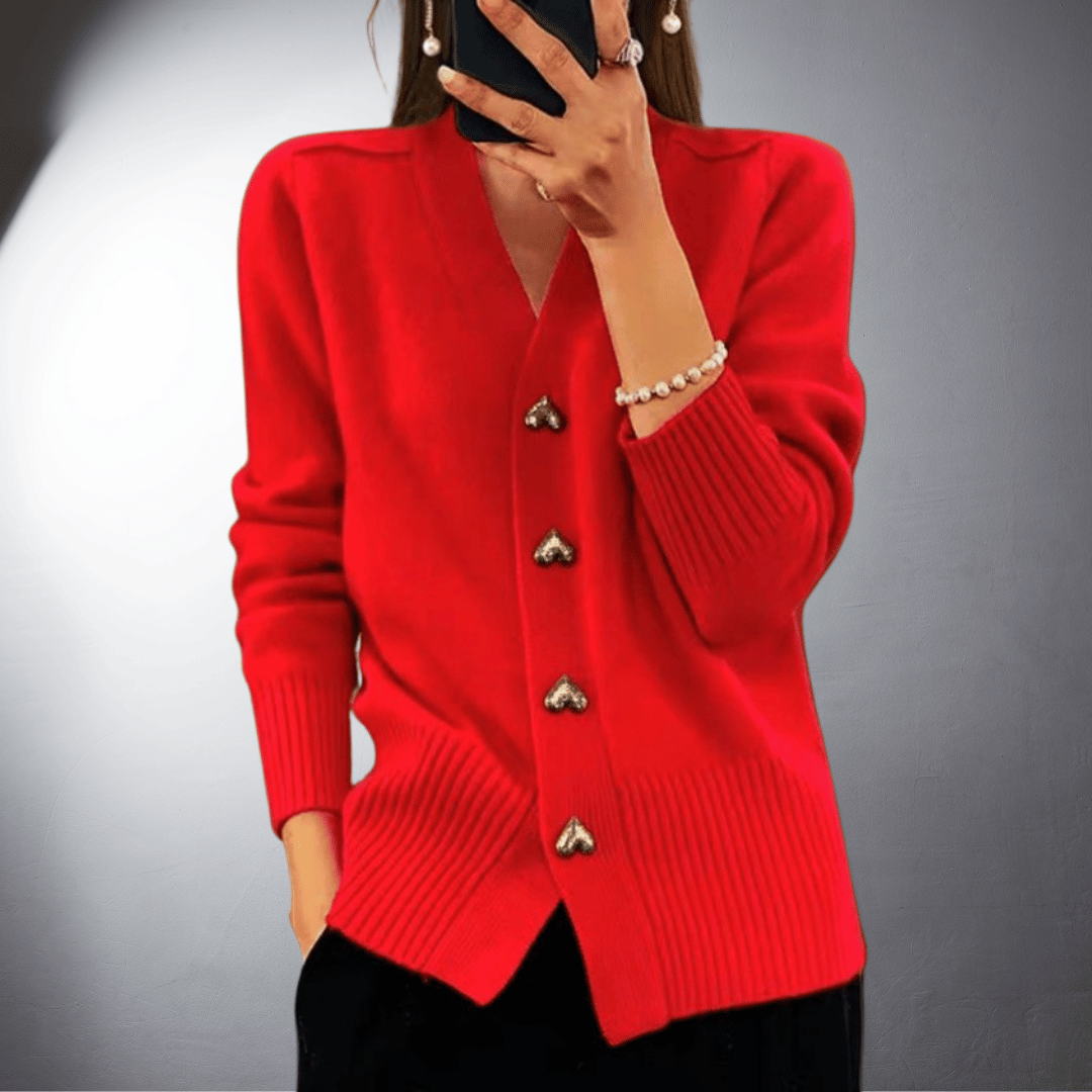 Blandina | Handgefertigte elegante Strickjacke