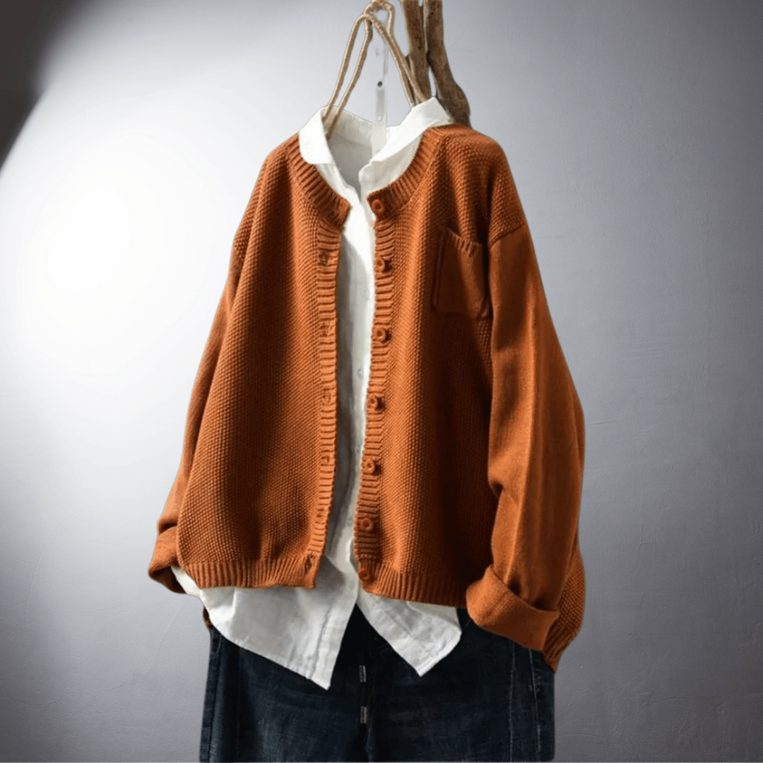 Lena | Handgemachter lässiger Cardigan