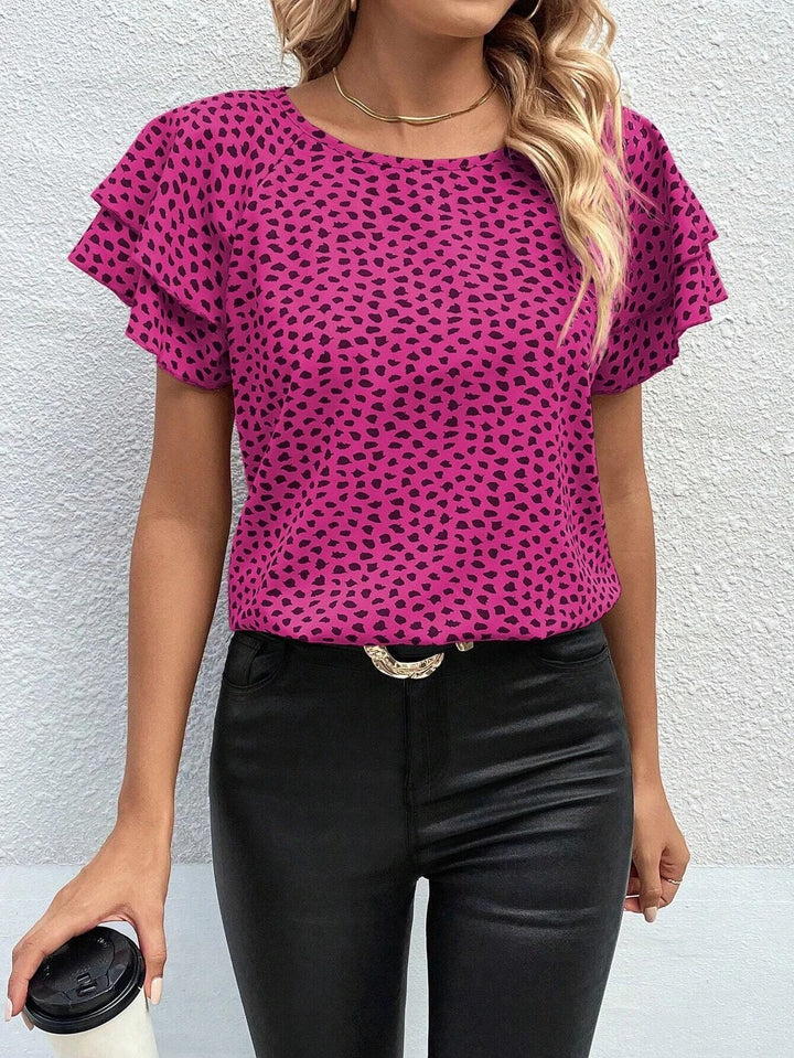 Emily - All-Over bedruckte Bluse