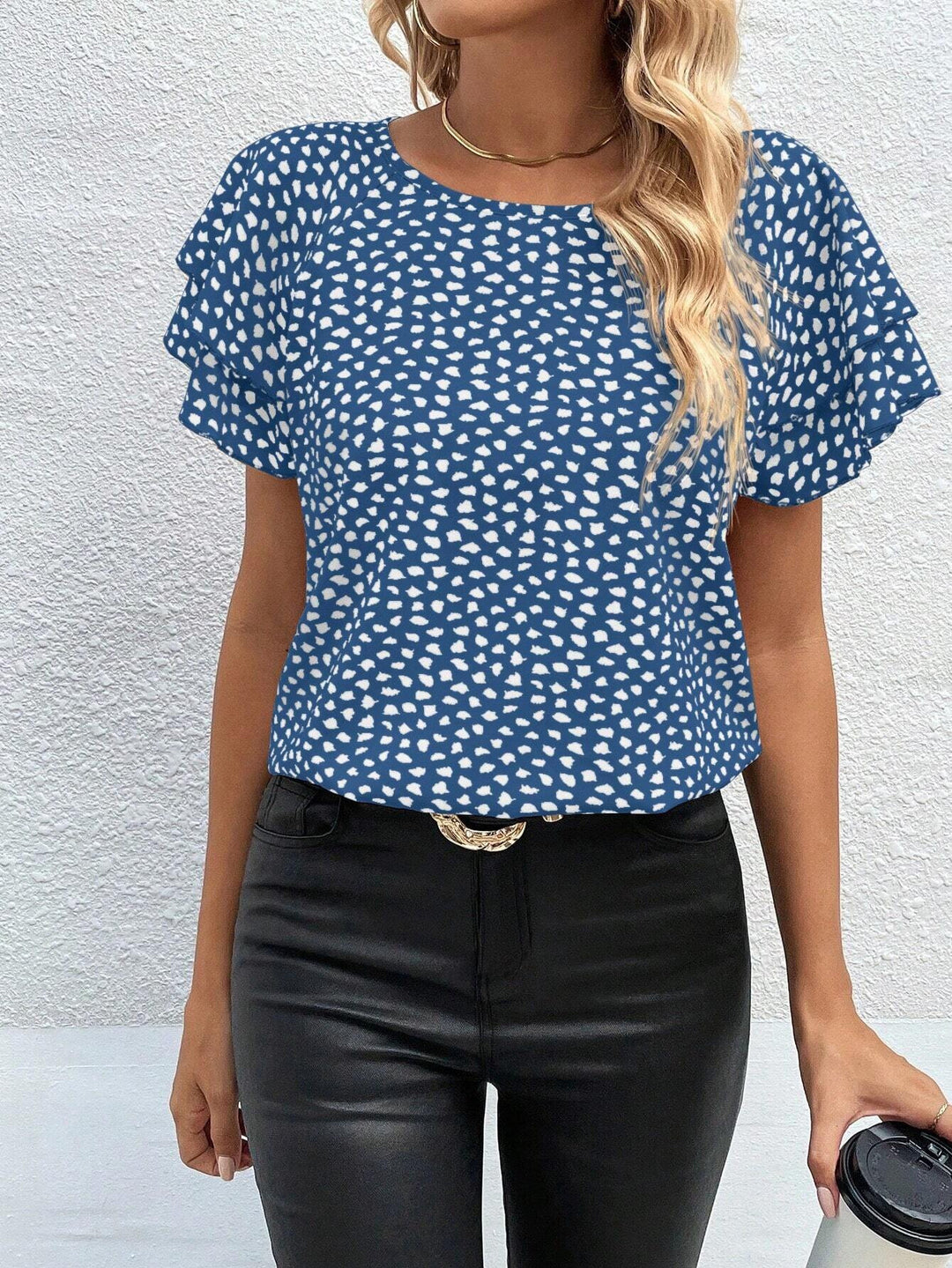 Emily - All-Over bedruckte Bluse