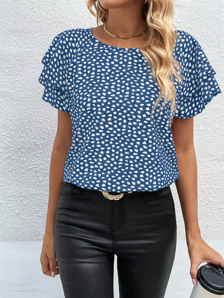 Emily - All-Over bedruckte Bluse
