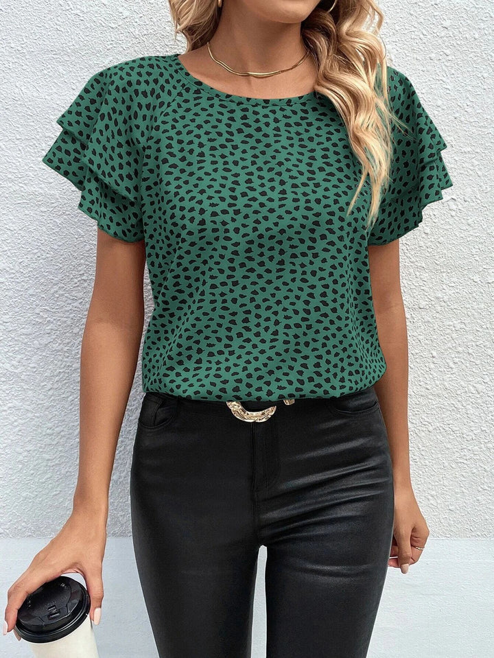 Emily - All-Over bedruckte Bluse