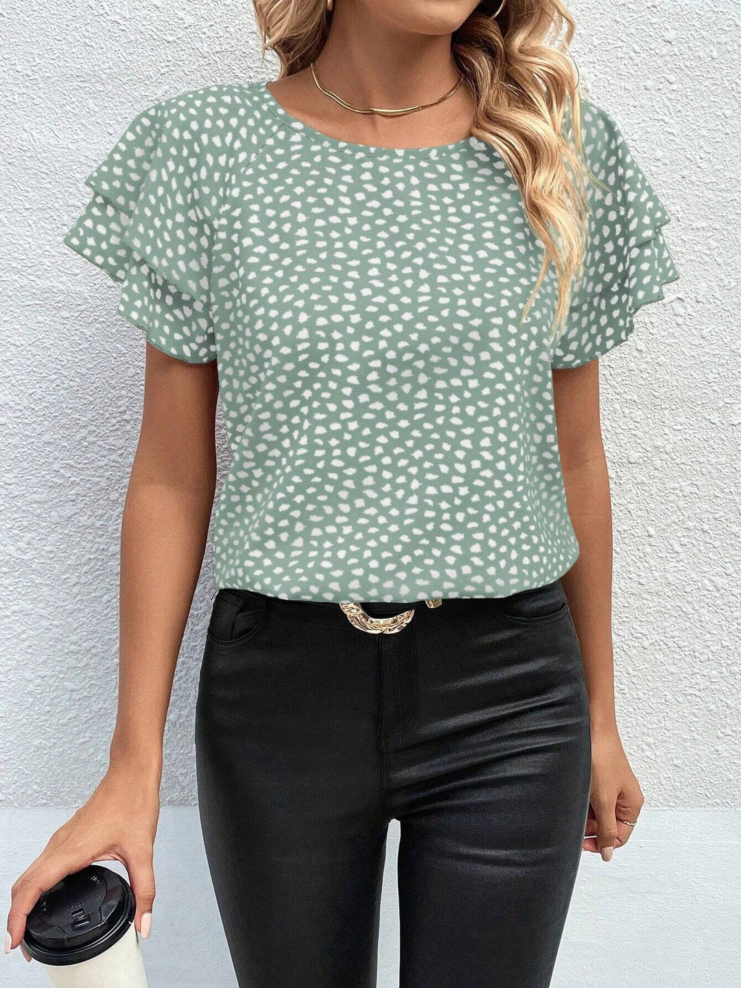 Emily - All-Over bedruckte Bluse